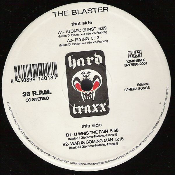 Atomic Burst EP front label