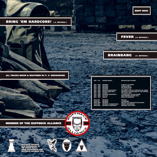 Bring 'Em Hardcore! back cover