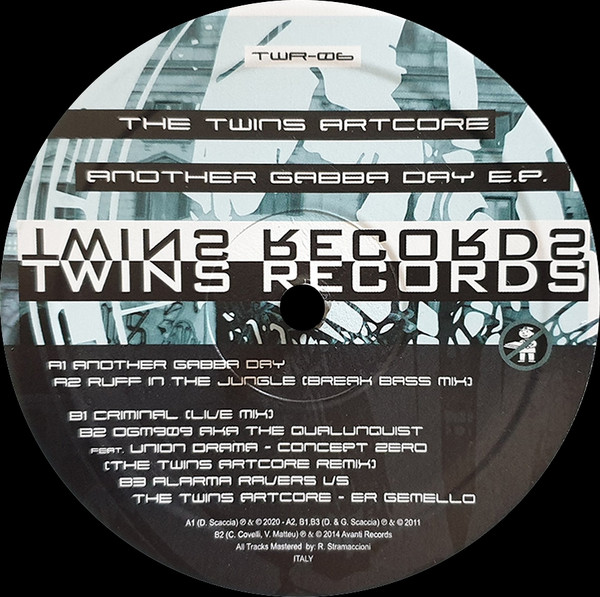 Another Gabba Day E.P. front label