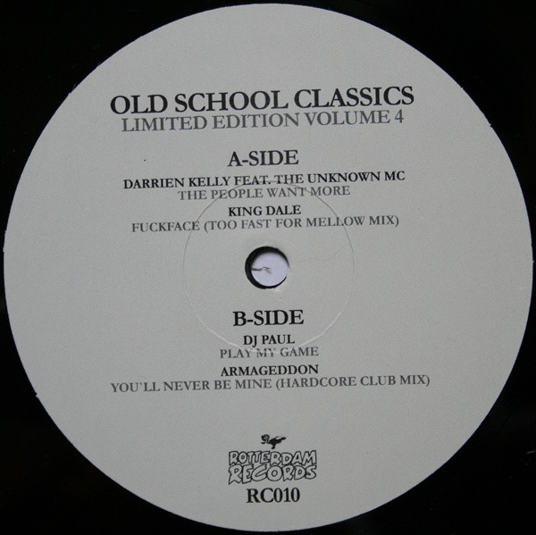 Old School Classics Limited Edition Volume 4 front label