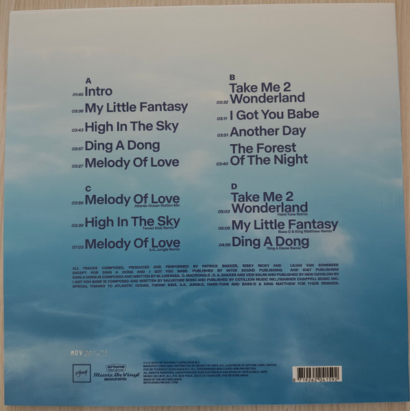 Fantasies front label