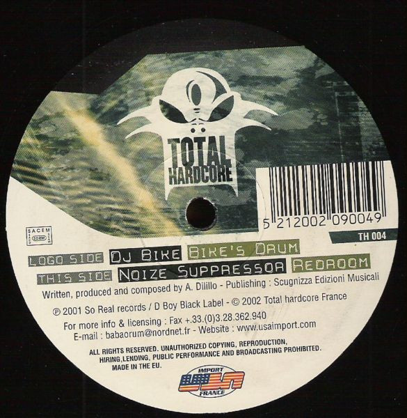 Bike's Drum / Redroom back cover