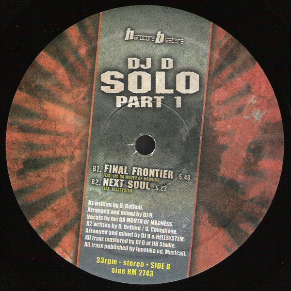 Solo Part 1 front label