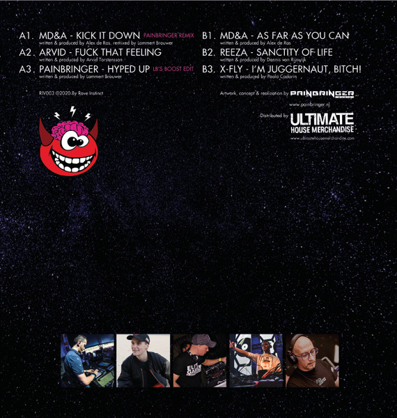 Rave Instinct - The 2nd Album back label