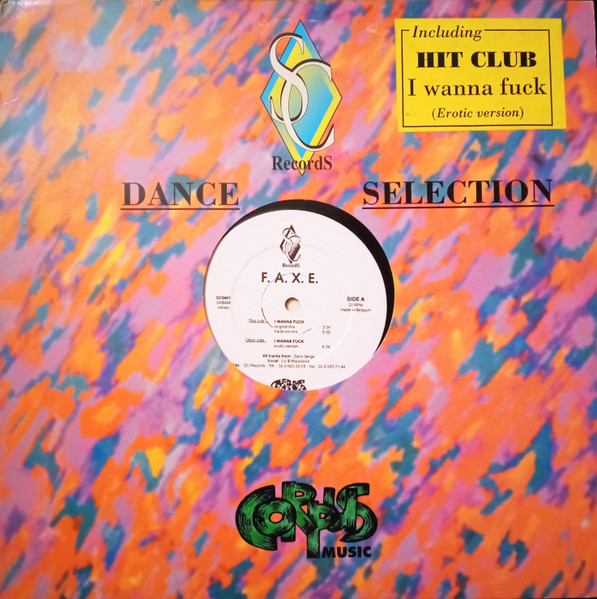 I Wanna Fuck front label