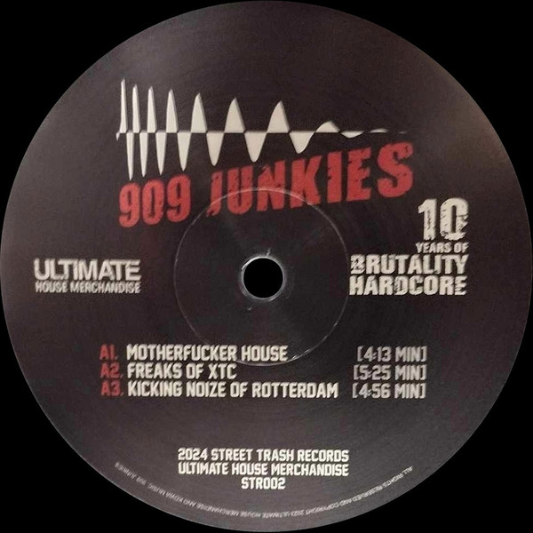 10 Years Of Brutality – Hardcore front label