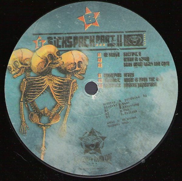 Sickspack Part II back label