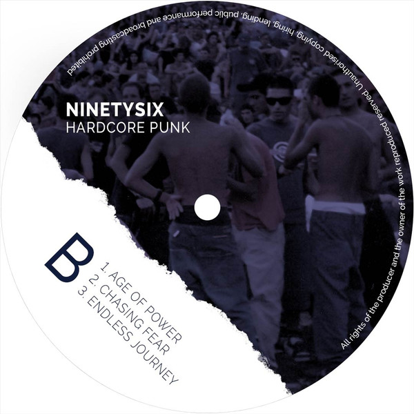 Hardcore Punk EP back label