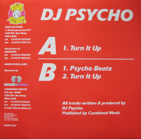 Turn It Up back cover