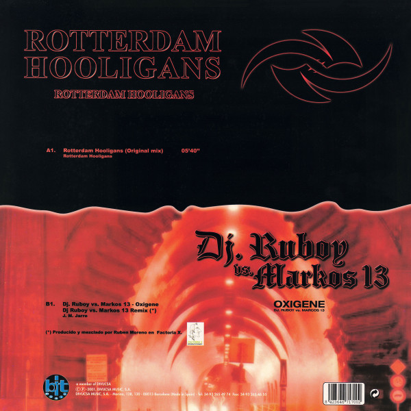 Rotterdam Hooligans / Oxigene back cover