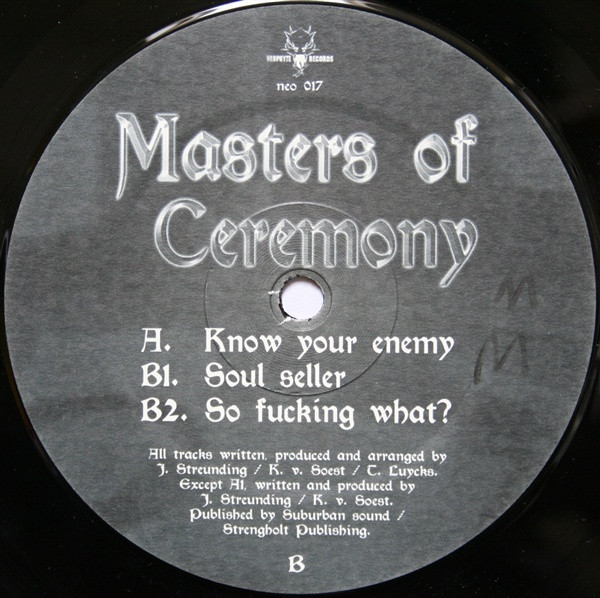 Know Your Enemy front label