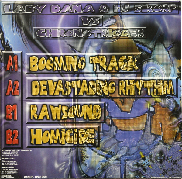 Booming Track back cover