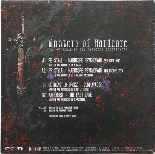 The Outbreak Of The Hardcore Psychopaths back cover