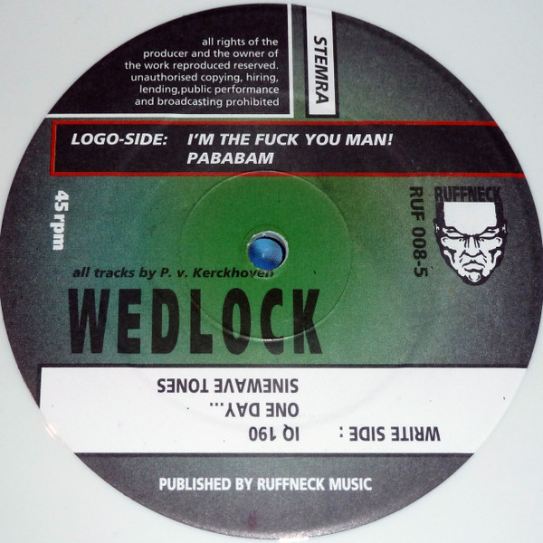 I'm The Fuck You Man! back label