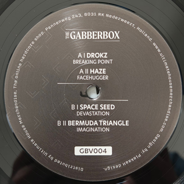 The Gabberbox - Chapter IV back label