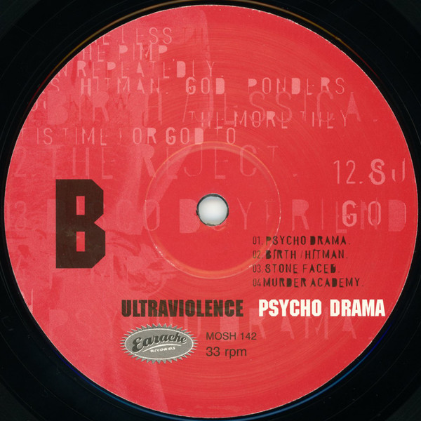 Psycho Drama back label