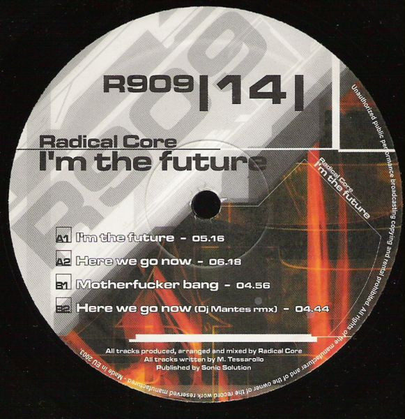 I'm The Future back label