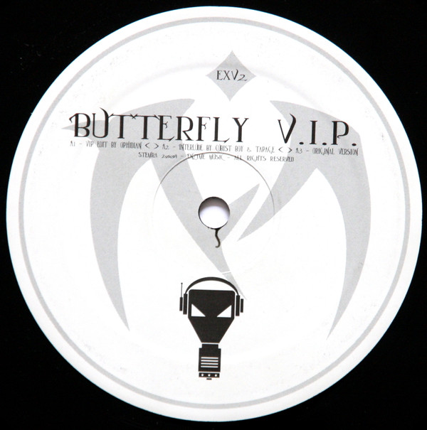 Butterfly V.I.P. / Hammerhead V.I.P. front label