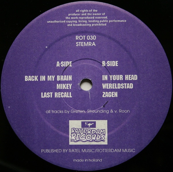 Protracker E.P. front label