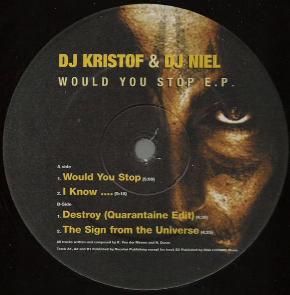 Would You Stop E.P. front label
