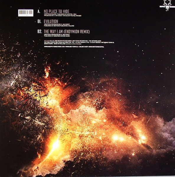 No Place To Hide back cover