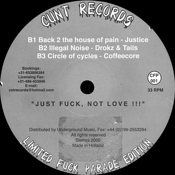 Limited Fuck Parade Edition 1 back cover