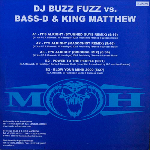 It's Alright (Remixes) back cover