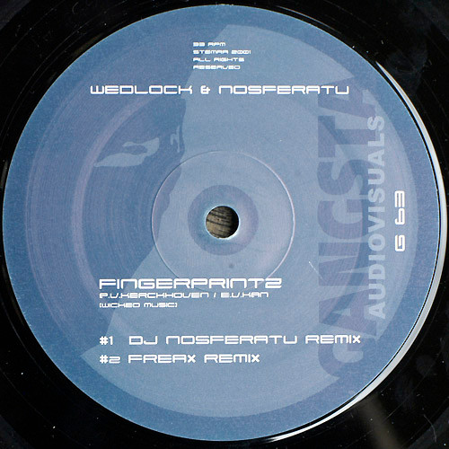 Fingerprintz - The Core Remixes front label