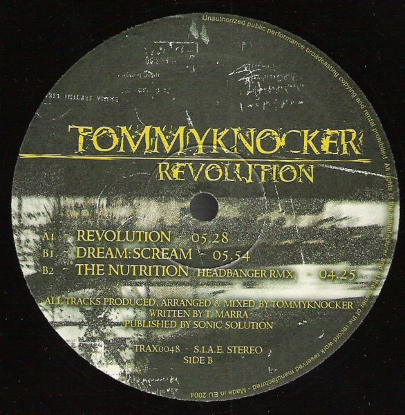 Revolution front label