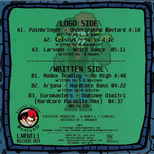 Underground Protectors III - Socially Brutal Product back cover