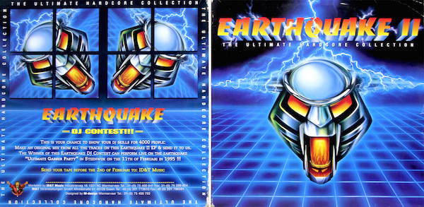 Earthquake II (The Ultimate Hardcore Collection) back label