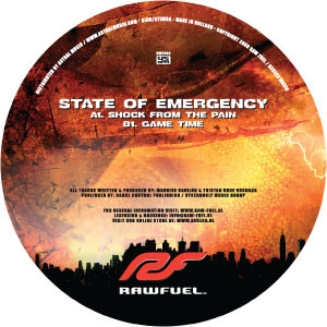 Shock From The Pain back label