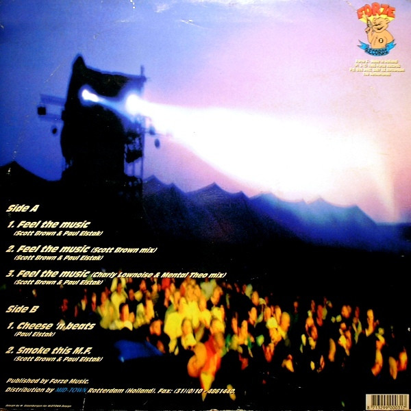 Feel The Music back cover