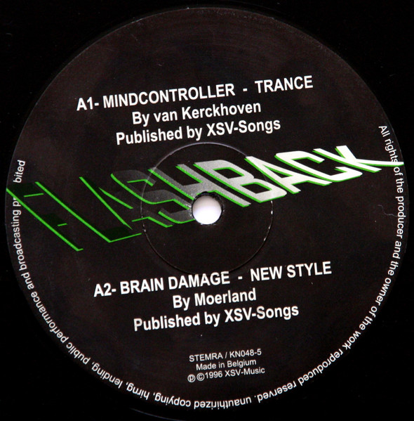 Flashback - Back To The Beginning - The Second Flashback front label