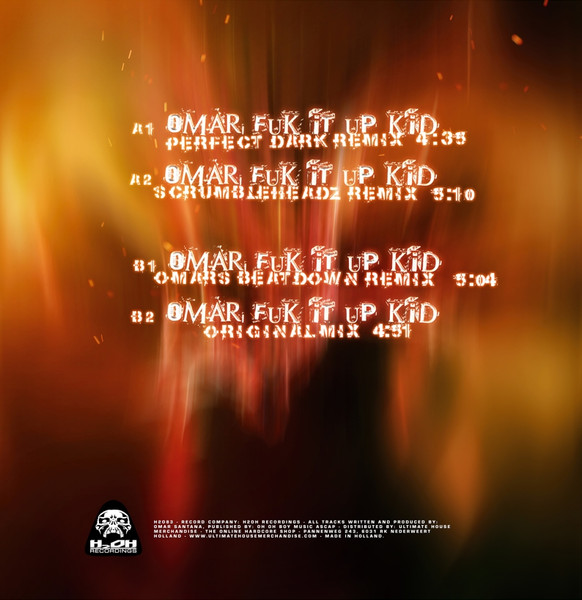 Omar Fuk It Up Kid Remixes back cover