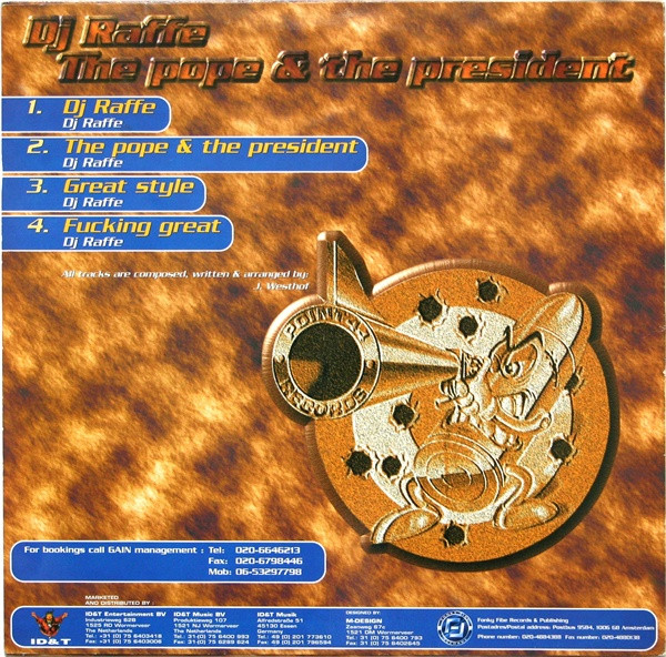 The Pope & The President back cover