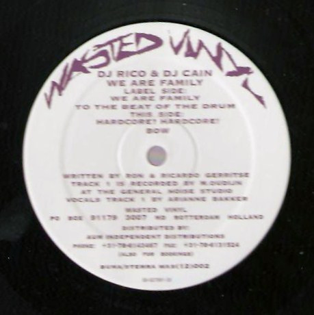 We Are Family back cover