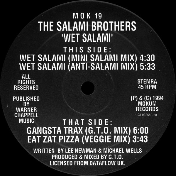 Wet Salami front cover