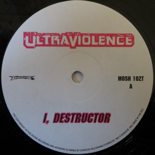I, Destructor front label