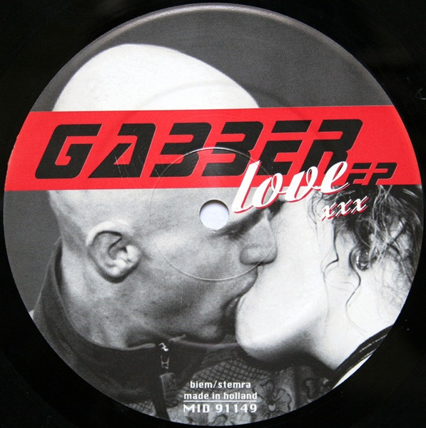 United Heroes Of Hardcore: Gabber Love EP back label