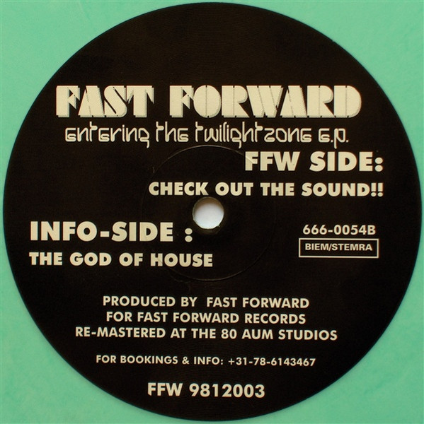 Entering The Twilight Zone E.P. front label