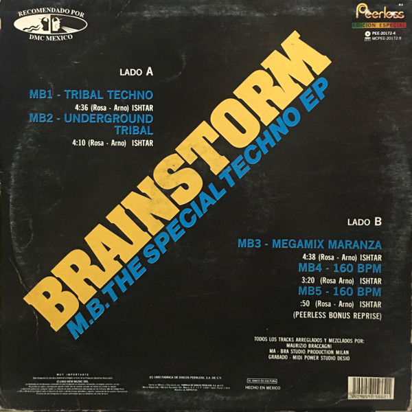 The Special Techno EP back cover