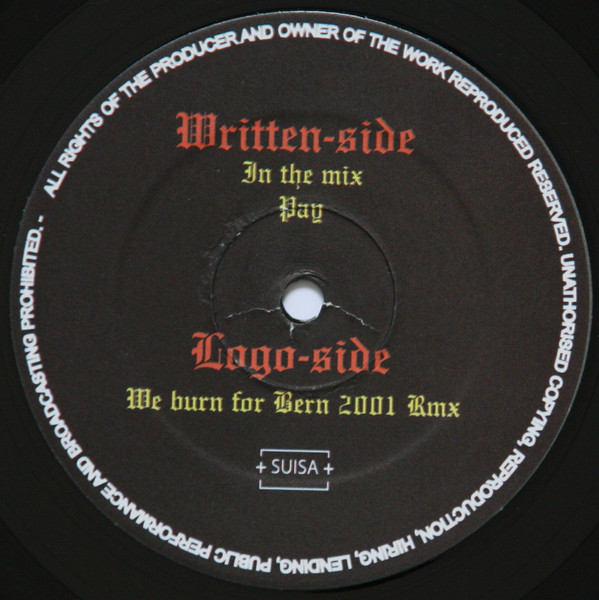 Kick Back E.P. front label