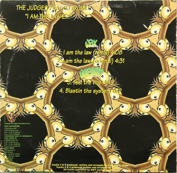 I Am The Law E.P. back cover
