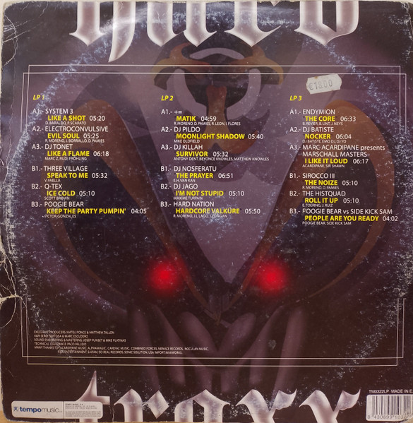 Hardcore Creation Vol. 1 back cover