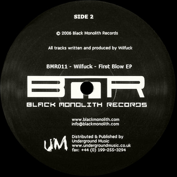 First Blow EP back cover