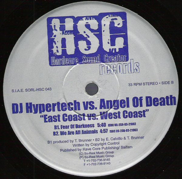 East Coast Vs. West Coast back label