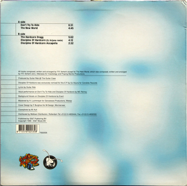 Don't Try To Hide back cover