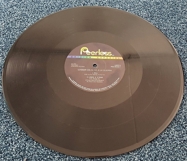 Di No A La Guerra front label