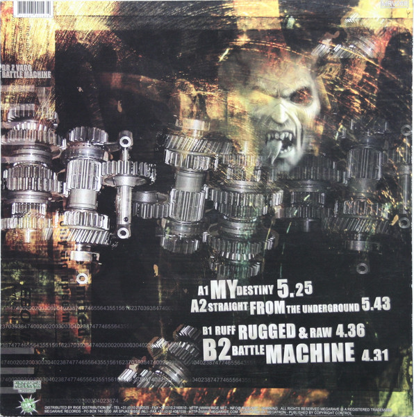 Battle Machine back cover